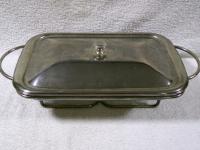 PODGRZEWACZ DO POTRAW PROSTOKĄTNY ZE STALI NIERDZEWNEJ