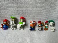 Фигурки Kinder Surprise MIX 3 Снупи том и Джерри гномы 7 шт