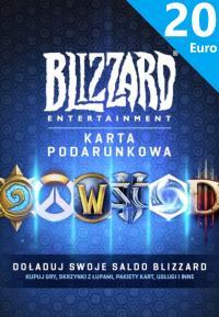 Karta 20 Euro Battle.net Blizzard WOW HearthStone Warcraft Diablo