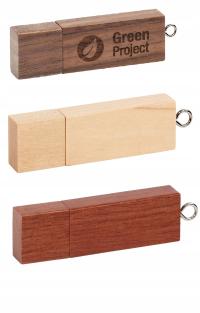 PENDRIVE REKLAMOWY z logo DREWNIANY PDw-2 GRAWER 8 GB USB 10 SZT +GRATIS!