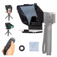 Prompter teleprompter monitor poglądowy VLOG na aparat telefon GearPro