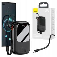 Baseus Power Bank 20000mAh Qpow Pro - USB + typ C - PD 22,5W z kablem typ C