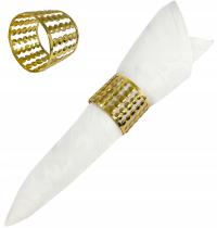 PIERŚCIEŃ NA SERWETĘ ZESTAW OBRĄCZEK DO SERWET x4 A26A