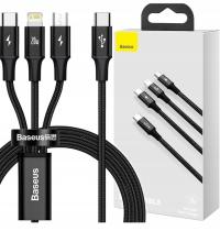 Kabel Baseus USB typ C - Apple Lightning 1,5 m czarny