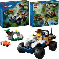 LEGO CITY 60424 QUAD BADACZA DŻUNGLI Z PANDĄ CZERWONĄ PREZENT