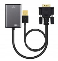 MicroConnect Adapter VGA 15pin-HDMI M-F