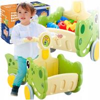 JEŹDZIK SAMOCHÓD STABILNY RÓWNOWAŻĄCY EDUKACYJNY NAUKA KROKODYL ROWER 18m+