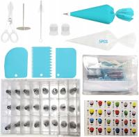 Zestaw do dekorowania ciast 24 dysze 5 jednorazowych torebek