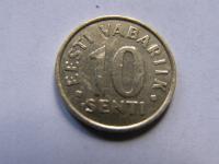 ESTONIA 10 SENTI 1997 ROK !!!!!!!!!!!!!!!!!!! 0804