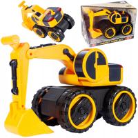 Koparka Budowlana z Napędem, Dźwiękami i Światłami – Pojazd dla Dzieci