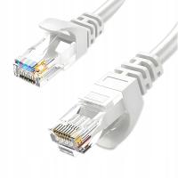 Kabel Sieciowy Lan Cat5e Przewód Ethernet Skrętka Cat 5e UTP KAT 5 RJ45 20m