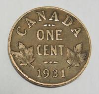 KANADA 1 cent 1931