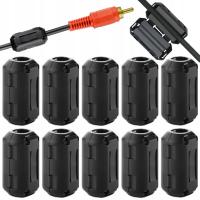 10x светодиодный фильтр против помех и радио закрепленные ферритовые сердечники 7 мм