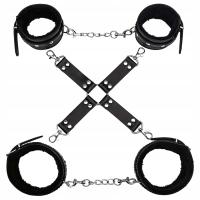 Наручники на руки и ноги набор БДСМ жгут Жгут связывание секс позиции