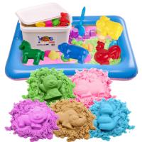 Piasek Kinetyczny 5kg ZESTAW Piaskownica Foremki Łopatka Wiaderko BibiMoon