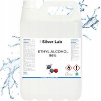 ETANOL ALKOHOL ETYLOWY SPIRYTUS KOSMETYCZNY DO PERFUM CZYSZCZENIA 96% 5 l