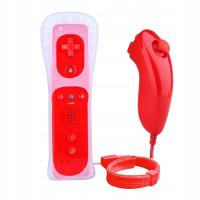 Pakiet Combo Remote i kontrolerów Nunchuk zgodny z Wii i red