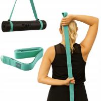 Pasek do jogi myga 2 w 1 pasek do transportu, przenoszenia maty turkusowy