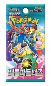 Pokemon TCG: Scarlet Violet - Battle Partners - Booster Pack Koreański KOR
