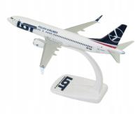 MODEL SAMOLOTU BOEING 737 MAX 8 LOT KOLEKCJONERSKA REPLIKA 20CM 1:200