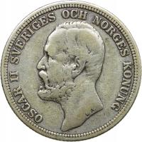 Szwecja, 2 korony 1903 EB, Oskar II, st. 3