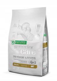 Nature's Protection White Dogs Adult Small Breed with Lamb 1,5 kg