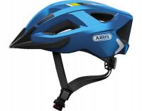 ABUS ADURO 2.0 KASK ROWEROWY MTB Z DASZKIEM niebieski IN-MOLD 51-55 cm