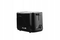 2× Toster Łucznik TS-50B czarny 700 W