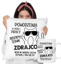 Кружка подушка подарок прощание с работой уход с работы кот предатель