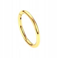 Kolczyk clicker BIZU złoty stal chirurgiczna 1,20 mm