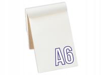 Блокноты рекламные блоки A6 100 шт печать цвет дизайн!