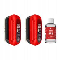 Automotive Oil Film Cleaning Maintenance for Windshield High Red 2pcs Brush