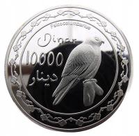 KURDYSTAN 10000 DINAR 2006 PTAK SOKÓŁ DRZEMLIK UNC