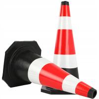 Дорожный конус предупреждающий столб отражатель 60 см