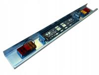 BELKA ŚWIATEŁ, TYLNA BELKA ZDERZAK - ocynk - do przyczepki lampy LED długoś