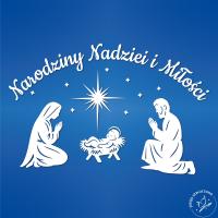 Dekoracja Jasełka Szopka Narodziny Nadziei i Miłości 260 x 180 cm