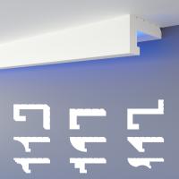 HEXIMO LED Listwa przysufitowa profil szczelin cieniowych - 1,7m HLED-11