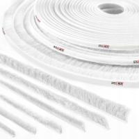 Uszczelka szczotkowa biała 8mm przeciwkurzowa 10m