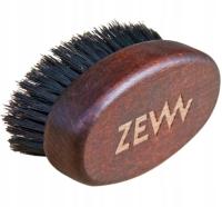 Kompaktowa Szczotka Brodacza z Włosiem Dzika Zew for men - Ciemne Drewno
