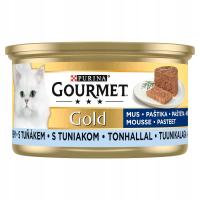 GOURMET Gold мусс с тунцом корм для кошек 85 г