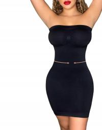 SHEIN CZARNA MODELUJĄCA HALKA XT3 S07__M