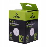 Мячи для настольного тенниса Stiga Cup 12 шт. white OS