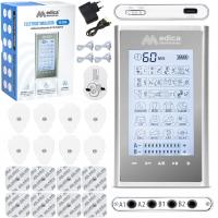 Электростимулятор мышц массажер десятки EMS электроды 16 шт. КОМПЛЕКТ XXL