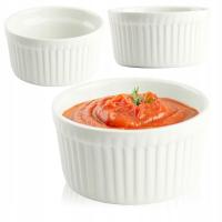 MISECZKA PORCELANOWA NA SOSY DIPY 9CM DIPÓWKA NACZYNIE DO SOSÓW DIPÓW