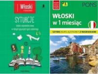 Włoski w 1 miesiąc + W tłumaczeniach Sytuacje