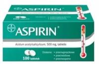 Aspirin 500 mg lek przeciwbólowy 100 tabletek