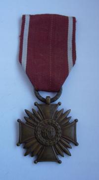 BRĄZOWY KRZYŻ ZASŁUGI, CARITAS, GRABSKI, wczesny PRL