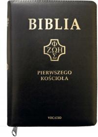 Biblia pierwszego Kościoła Czarna z paginatorami