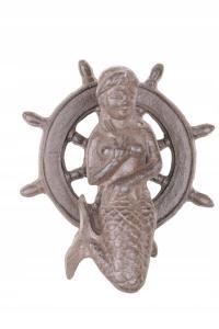 OZDOBNA KOŁATKA DO DRZWI syrenka 15x12 cm