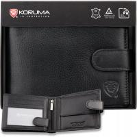 Мужской кожаный кошелек с защитой от кражи RFID-карты-KORUMA